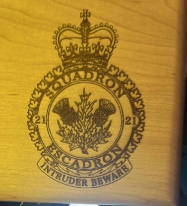 Picture of The Parting Plate : Charcuterie Hardwood Board – Customizable Engraving for Military, Police or Corporate Gift