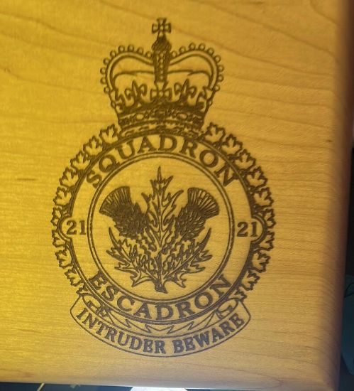 Picture of The Parting Plate : Charcuterie Hardwood Board – Customizable Engraving for Military, Police or Corporate Gift