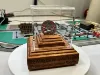 Picture of The Tribute Keeper : Challenge Coin Display – Personalized Wooden Stand with Engraving Option and Optional Cover