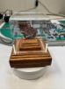 Picture of The Tribute Keeper : Challenge Coin Display – Personalized Wooden Stand with Engraving Option and Optional Cover