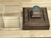 Picture of The Tribute Keeper : Challenge Coin Display – Personalized Wooden Stand with Engraving Option and Optional Cover