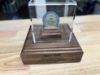 Picture of The Tribute Keeper : Challenge Coin Display – Personalized Wooden Stand with Engraving Option and Optional Cover
