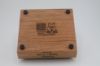Picture of The Tribute Keeper : Challenge Coin Display – Personalized Wooden Stand with Engraving Option and Optional Cover