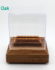Picture of The Tribute Keeper : Challenge Coin Display – Personalized Wooden Stand with Engraving Option and Optional Cover